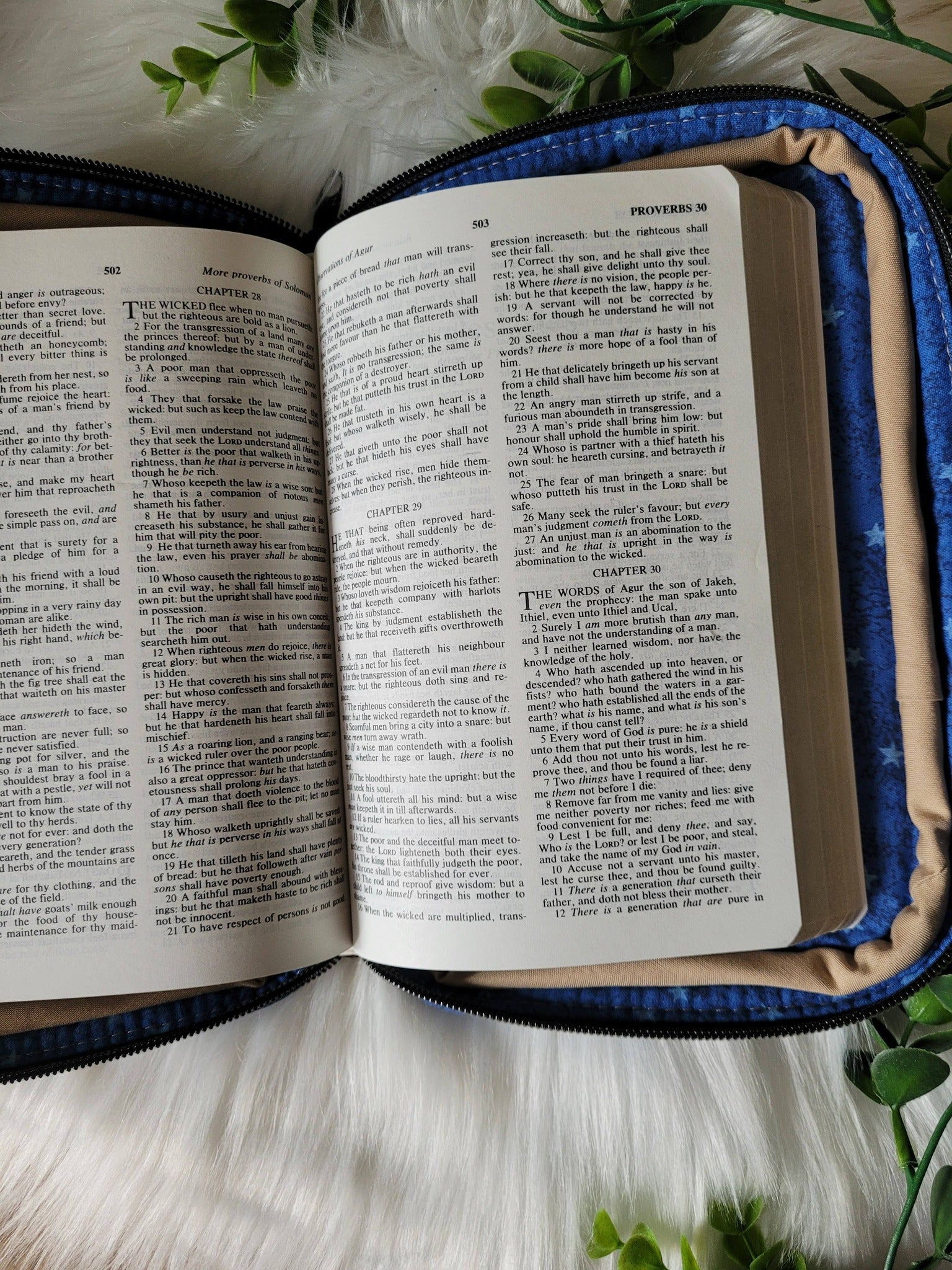 Bible Case with zipper