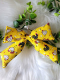 Puffy bow keychain/bag charm