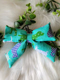 Puffy bow keychain/bag charm