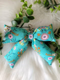 Puffy bow keychain/bag charm