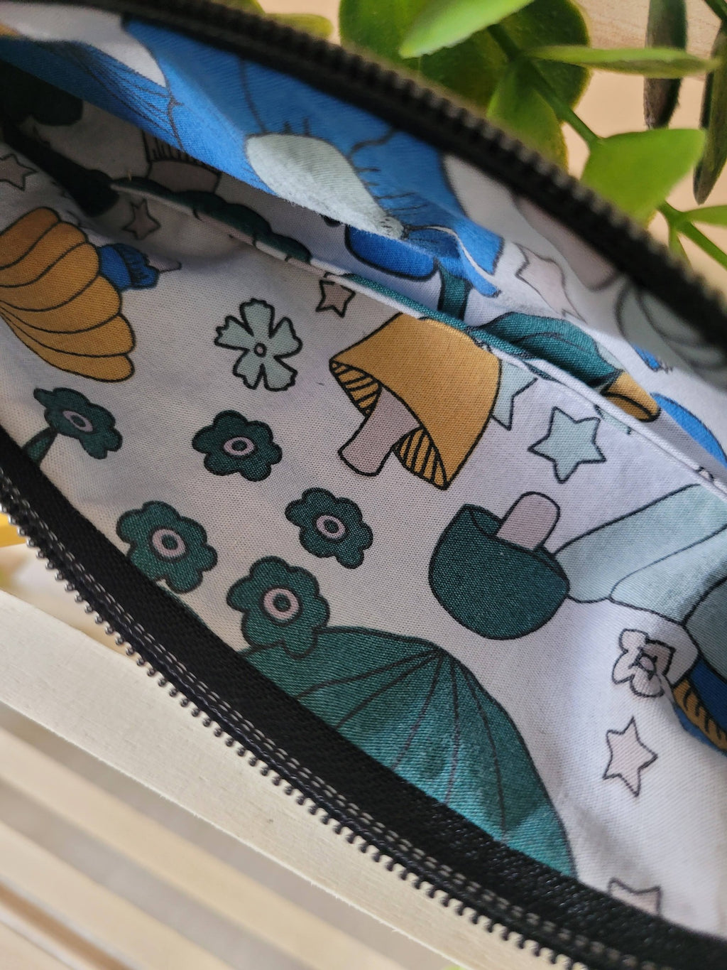 Woodland zip pouch