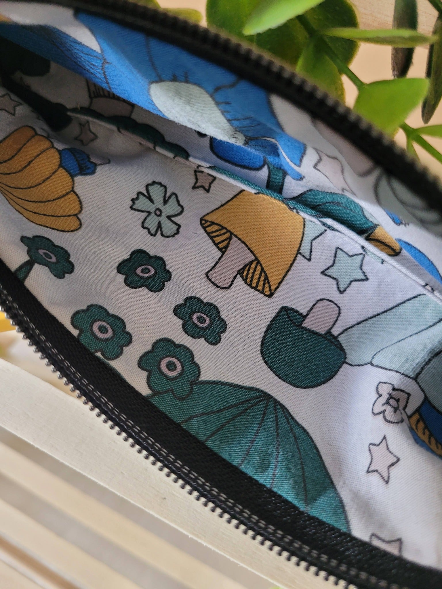 Woodland zip pouch