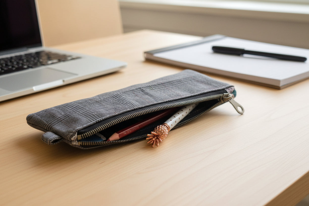 Woodland zip pouch